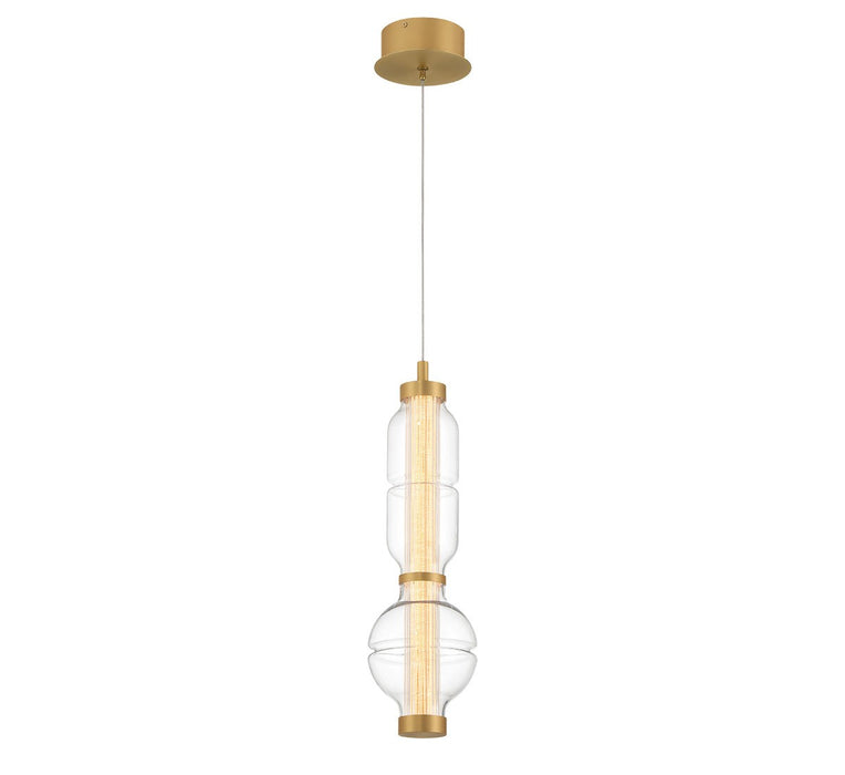 Lib & Co. - 12186-030 - LED Pendant - Milazzo - Antique Brass