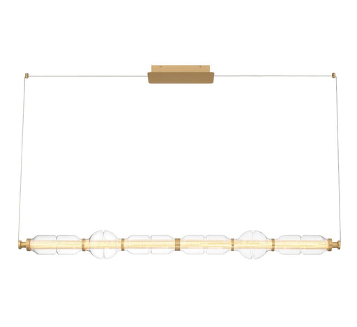 Milazzo LED Chandelier Antique Brass