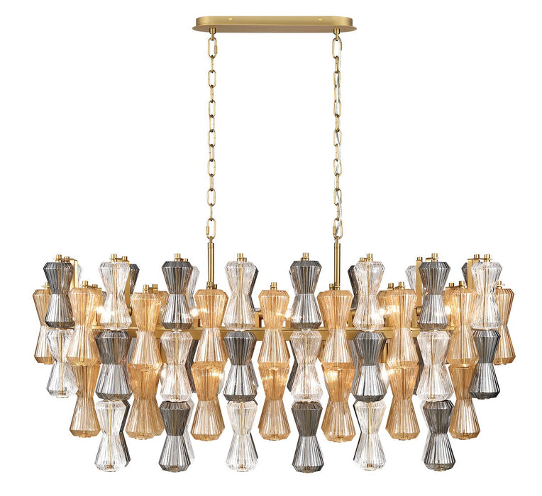 Lib & Co. - 12198-022 - 13 Light Chandelier - Veneto - Aged Brass