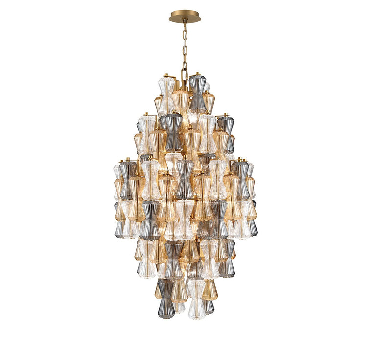 Lib & Co. - 12201-022 - 20 Light Chandelier - Veneto - Aged Brass
