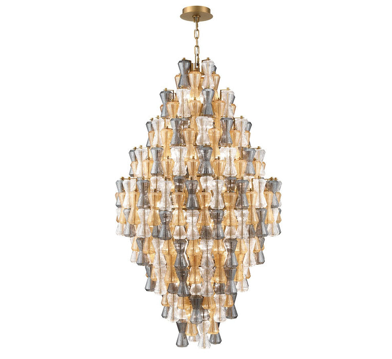 Lib & Co. - 12203-022 - 52 Light Chandelier - Veneto - Aged Brass
