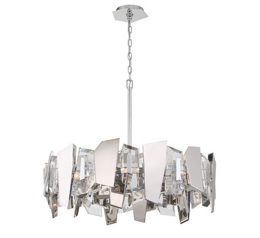 Lib & Co. - 12215-01 - Eight Light Chandelier - Castellana - Chrome