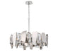 Lib & Co. - 12215-01 - Eight Light Chandelier - Castellana - Chrome
