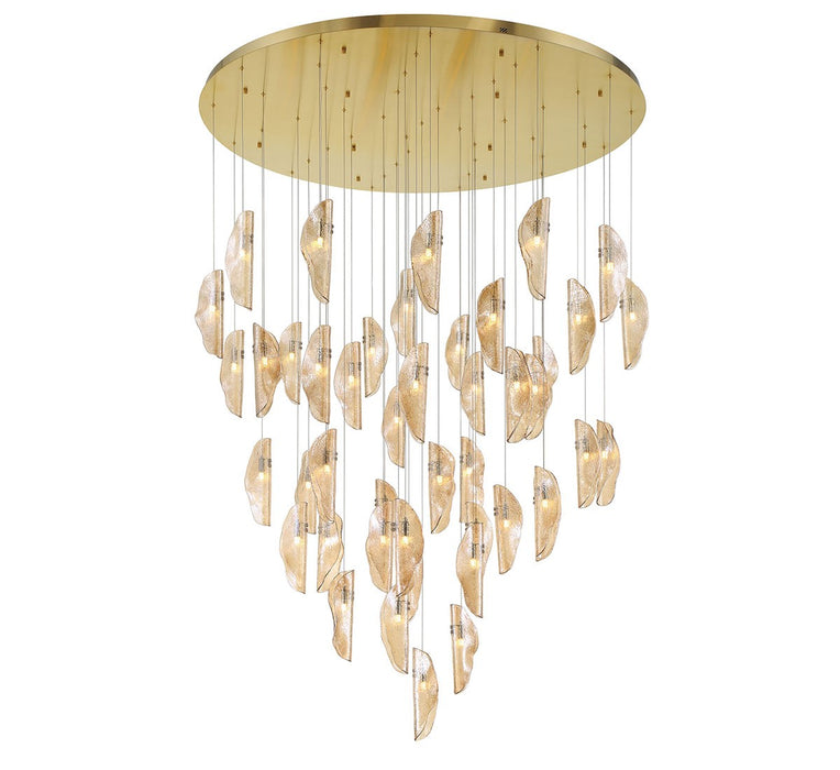 Lib & Co. - 12219-018-07 - LED Chandelier - SORRENTO - Plated Brushed Gold