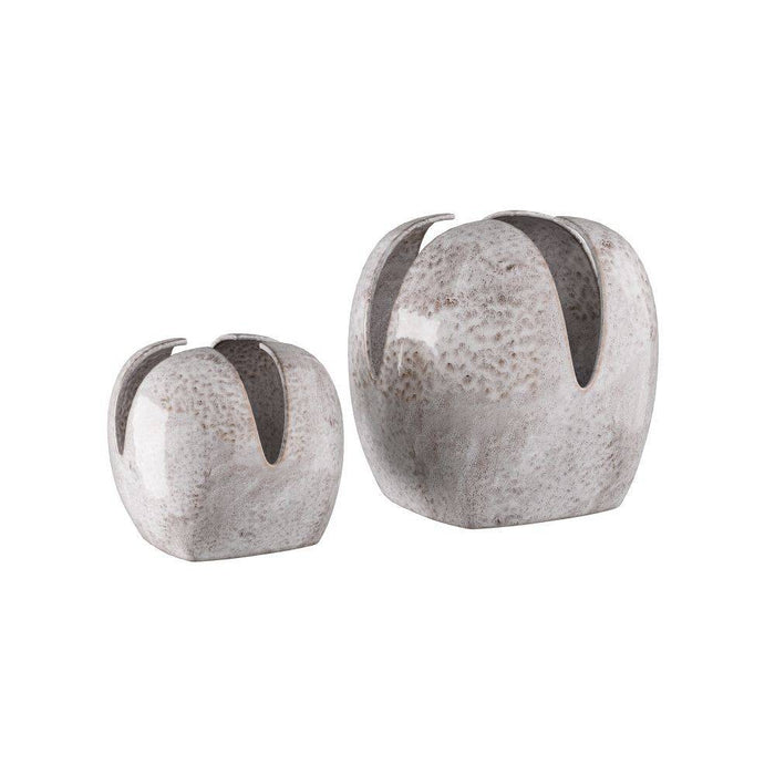 Arteriors - AVE03 - Vases, Set of 2 - Amal - Harbor Gray