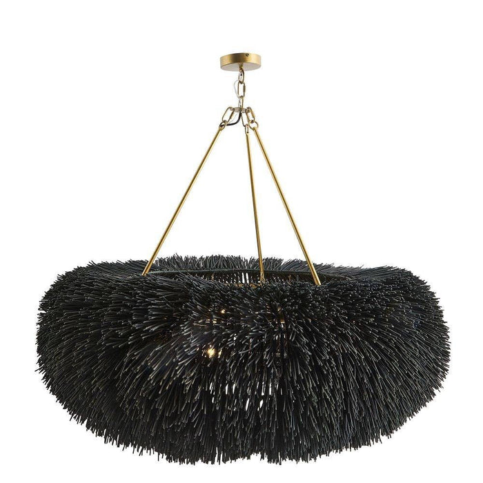 Arteriors - DLS07 - Chandelier - Zaria - Black Stained