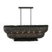 Arteriors - DRS03 - Chandelier - Yessika - Dark Gray Stained