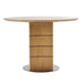 Arteriors - FDS02 - Dining Table - Vetralla - Oyster Oak Veneer/Antique Brass