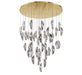 Lib & Co. - 12219-019-07 - LED Chandelier - SORRENTO - Plated Brushed Gold