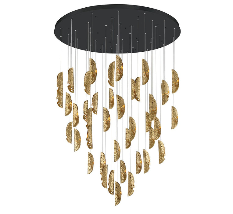 Lib & Co. - 12219-020-02 - LED Chandelier - SORRENTO - Matte Black