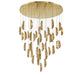 Lib & Co. - 12219-020-07 - LED Chandelier - SORRENTO - Plated Brushed Gold