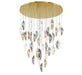 Lib & Co. - 12219-023-07 - LED Chandelier - SORRENTO - Plated Brushed Gold