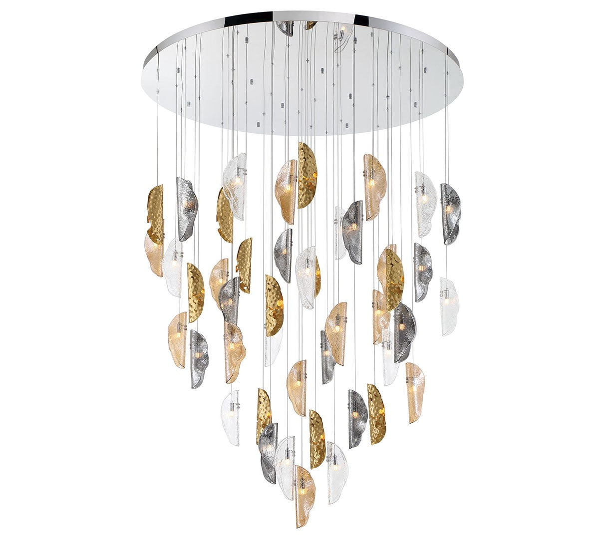 Lib & Co. - 12219-024-01 - LED Chandelier - SORRENTO - Chrome ...