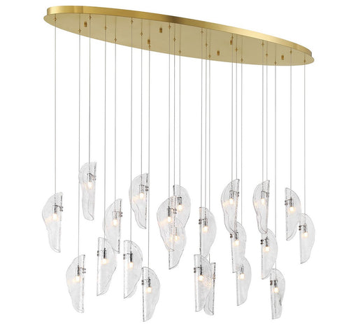 Lib & Co. - 12220-017-07 - LED Chandelier - SORRENTO - Plated Brushed Gold