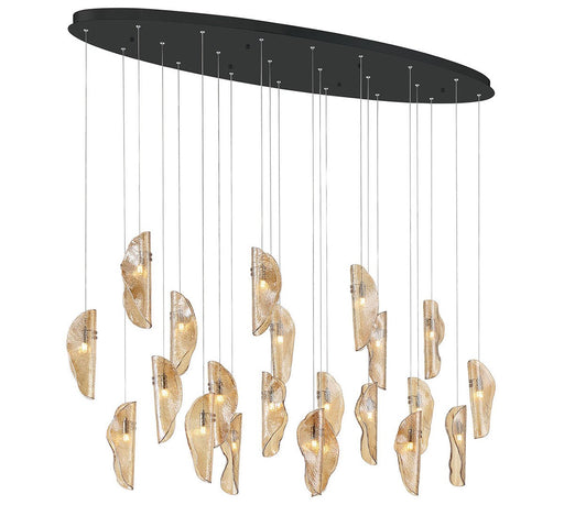 Lib & Co. - 12220-018-02 - LED Chandelier - SORRENTO - Matte Black