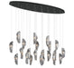 Lib & Co. - 12220-019-02 - LED Chandelier - SORRENTO - Matte Black