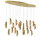 Lib & Co. - 12220-020-07 - LED Chandelier - SORRENTO - Plated Brushed Gold