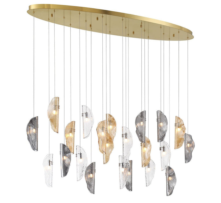 Lib & Co. - 12220-023-07 - LED Chandelier - SORRENTO - Plated Brushed Gold