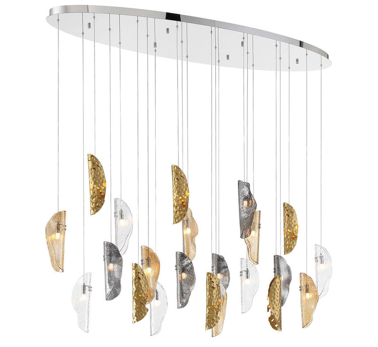Lib & Co. - 12220-024-01 - LED Chandelier - SORRENTO - Chrome