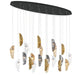 Lib & Co. - 12220-024-02 - LED Chandelier - SORRENTO - Matte Black