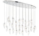 Lib & Co. - 12221-017-01 - LED Chandelier - SORRENTO - Chrome