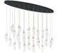 Lib & Co. - 12221-017-02 - LED Chandelier - SORRENTO - Matte Black