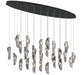 Lib & Co. - 12221-019-02 - LED Chandelier - SORRENTO - Matte Black