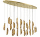 Lib & Co. - 12221-020-07 - LED Chandelier - SORRENTO - Plated Brushed Gold