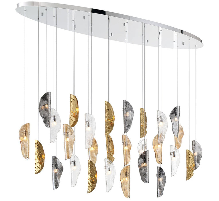 Lib & Co. - 12221-024-01 - LED Chandelier - SORRENTO - Chrome