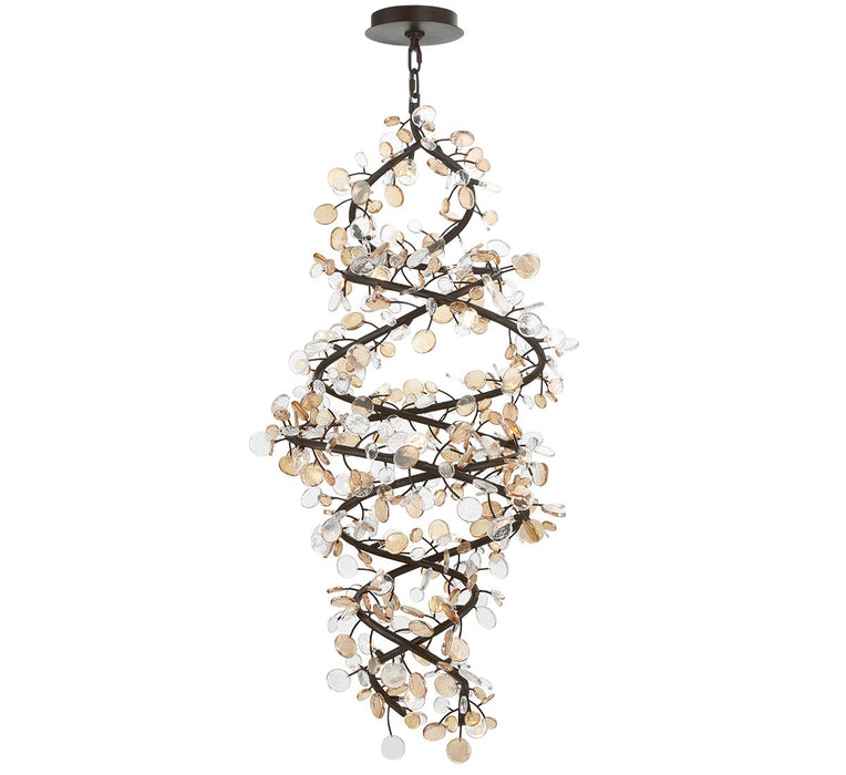 Lib & Co. - 12224-043 - LED Chandelier - Pisa - Black with Gold Accent