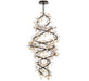 Lib & Co. - 12224-043 - LED Chandelier - Pisa - Black with Gold Accent