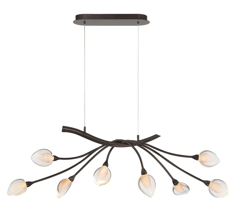 Lib & Co. - 12233-043 - LED Chandelier - Modena - Black With Gold Accent