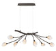 Lib & Co. - 12233-043 - LED Chandelier - Modena - Black With Gold Accent