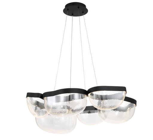 Lib & Co. - 12237-08 - LED Chandelier - Aveah - Sand Black