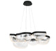 Lib & Co. - 12237-08 - LED Chandelier - Aveah - Sand Black