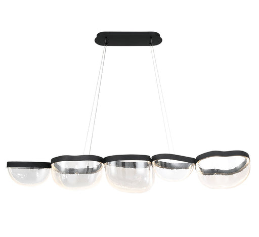 Lib & Co. - 12239-08 - LED Chandelier - Aveah - Sand Black