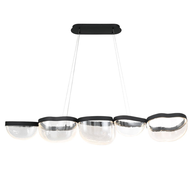 Lib & Co. - 12239-08 - LED Chandelier - Aveah - Sand Black