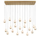 Lib & Co. - 12240-030 - LED Chandelier - Baveno - Painted Antique Brass