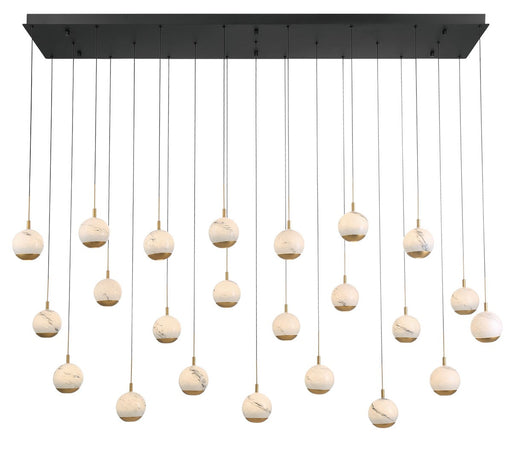 Lib & Co. - 12241-02 - LED Chandelier - Baveno - Matte Black