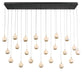 Lib & Co. - 12241-02 - LED Chandelier - Baveno - Matte Black