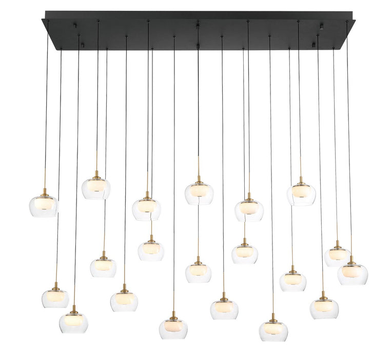 Lib & Co. - 12244-02 - LED Chandelier - Manarola - Matte Black