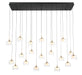 Lib & Co. - 12244-02 - LED Chandelier - Manarola - Matte Black