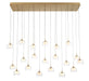 Lib & Co. - 12244-030 - LED Chandelier - Manarola - Painted Antique Brass