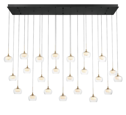 Lib & Co. - 12245-02 - LED Chandelier - Manarola - Matte Black