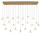 Lib & Co. - 12245-030 - LED Chandelier - Manarola - Painted Antique Brass
