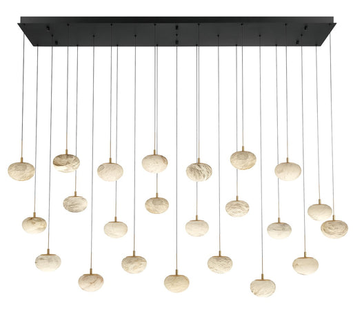Calcolo LED Chandelier Matte Black