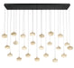 Lib & Co. - 12246-02 - LED Chandelier - Calcolo - Matte Black