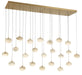 Lib & Co. - 12246-030 - LED Chandelier - Calcolo - Painted Antique Brass