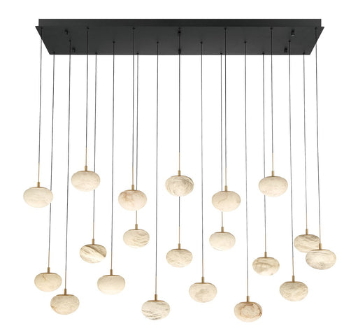 Lib & Co. - 12247-02 - LED Chandelier - Calcolo - Matte Black