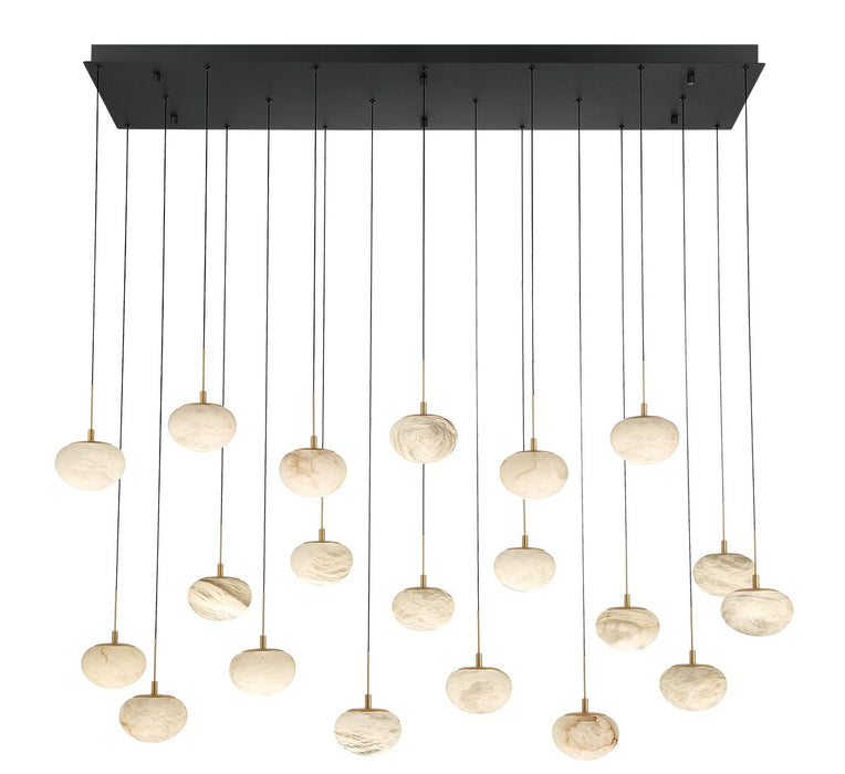Lib & Co. - 12247-02 - LED Chandelier - Calcolo - Matte Black